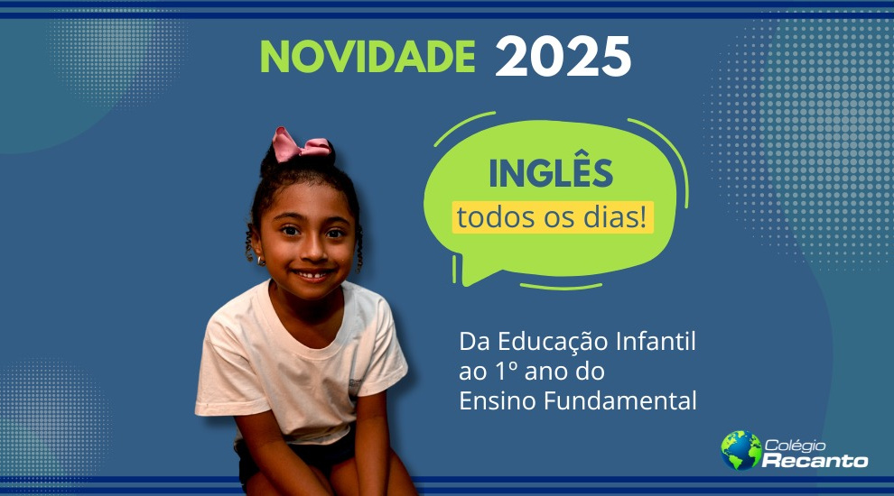 Novidade 2025 - Inglês todos os dias